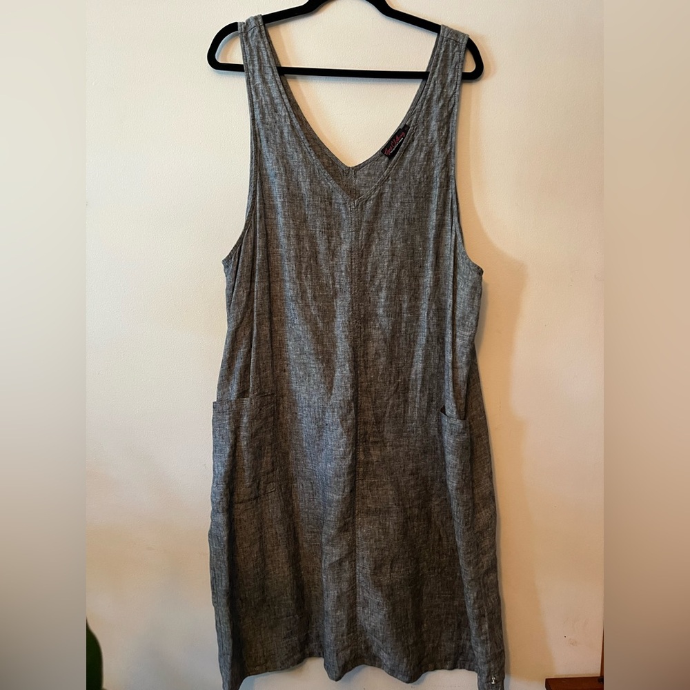 Linen jumper/smock dress